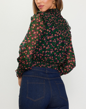Load image into Gallery viewer, The Florence Floral Smoke Blouse
