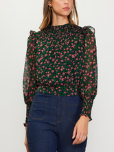 Load image into Gallery viewer, The Florence Floral Smoke Blouse
