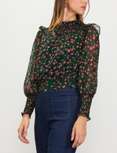 Load image into Gallery viewer, The Florence Floral Smoke Blouse
