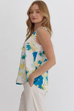 Load image into Gallery viewer, The Elaine Floral Sleeveless Blouse
