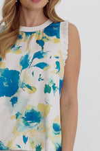 Load image into Gallery viewer, The Elaine Floral Sleeveless Blouse
