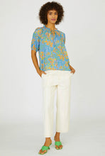 Load image into Gallery viewer, Cara Floral Split Neck Blouse
