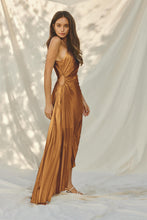 Load image into Gallery viewer, Gold Satin Gown
