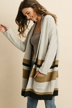 Load image into Gallery viewer, Cozy Multi Stripe Cardigan
