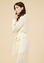 Load image into Gallery viewer, Azelle Stripe Wrap Dress
