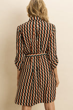 Load image into Gallery viewer, Geometric Shirt Dress
