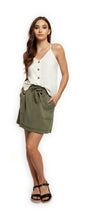 Load image into Gallery viewer, Cargo Tie Front Skirt
