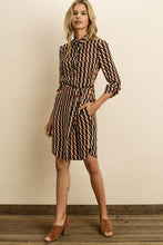 Load image into Gallery viewer, Geometric Shirt Dress
