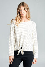 Load image into Gallery viewer, French Terry Striped Top
