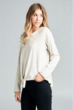 Load image into Gallery viewer, French Terry Striped Top
