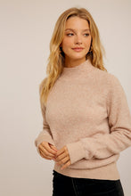 Load image into Gallery viewer, Boucle Soft Mock Neck Sweater
