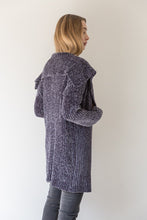 Load image into Gallery viewer, Drape Neck Rib Cardigan
