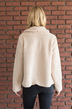 Load image into Gallery viewer, Faux Shearling Drape Front Jacket
