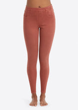 Load image into Gallery viewer, SPANX Rust Jeanish Leggings
