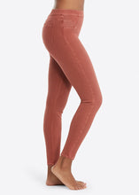 Load image into Gallery viewer, SPANX Rust Jeanish Leggings
