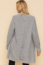 Load image into Gallery viewer, Cross Tie Back Cozy Open Cardigan
