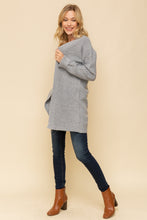 Load image into Gallery viewer, Cross Tie Back Cozy Open Cardigan
