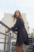 Load image into Gallery viewer, Amy Stripe Wrap Dress
