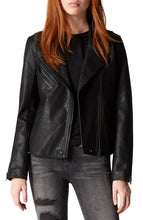 Load image into Gallery viewer, Faux Leather Moto Jacket
