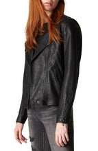 Load image into Gallery viewer, Faux Leather Moto Jacket

