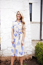 Load image into Gallery viewer, Audelle Button Up Open Back Dress
