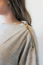 Load image into Gallery viewer, Asymmetrical Zipper Dolman Sweater
