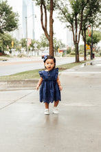 Load image into Gallery viewer, Little Girls Ruffle Sleeve Dress
