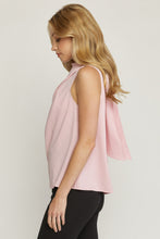 Load image into Gallery viewer, Elisa Drape Neck Blouse in Blush Pink
