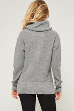 Load image into Gallery viewer, Cable Knit Front Knot Sweater
