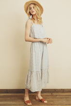 Load image into Gallery viewer, Shoulder Tie Eyelet Midi Dress
