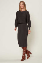 Load image into Gallery viewer, 2fer Sweater Dress and Top Combo
