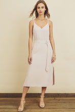 Load image into Gallery viewer, Belted Midi Slip Dress
