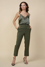 Load image into Gallery viewer, Welt Pocket Trousers in Olive
