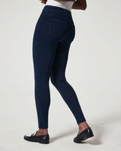 Load image into Gallery viewer, SPANX Black Jeanish-Ankle Leggings
