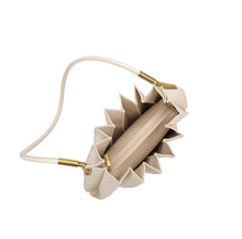 Load image into Gallery viewer, Carrie Medium Pleated Shoulder Bag in Ivory
