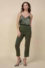 Load image into Gallery viewer, Welt Pocket Trousers in Olive

