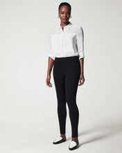 Load image into Gallery viewer, SPANX Black Jeanish-Ankle Leggings
