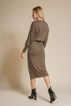 Load image into Gallery viewer, Dolman Sleeve Midi Dress
