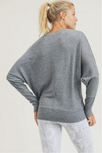 Load image into Gallery viewer, Active Dolman Sleeve in Grey
