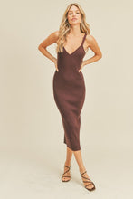 Load image into Gallery viewer, Contrast 2-Piece Sweater Midi Dress

