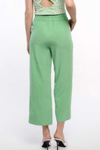 Load image into Gallery viewer, Apple Green High Waisted Pintuck Pull Over Pants
