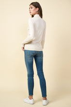 Load image into Gallery viewer, Cream Classic Long Sleeve Turtleneck
