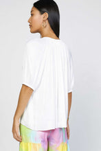 Load image into Gallery viewer, V Split Neck White Blouse
