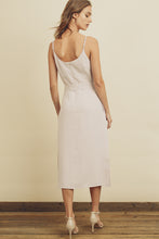 Load image into Gallery viewer, Belted Midi Slip Dress
