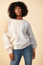 Load image into Gallery viewer, Abstract Color Block Sweater
