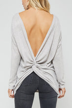 Load image into Gallery viewer, Back Knot Knit Sweater
