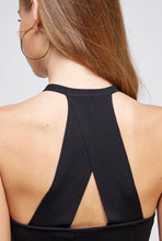 Load image into Gallery viewer, Black Racer Back Knit Tank
