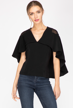 Load image into Gallery viewer, Drea Cape Blouse
