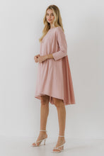 Load image into Gallery viewer, Athena Mix Media High/Low Dress
