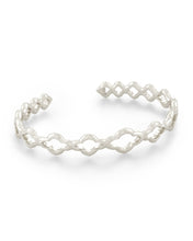 Load image into Gallery viewer, Abbie Cuff Bracelet in Rhodium
